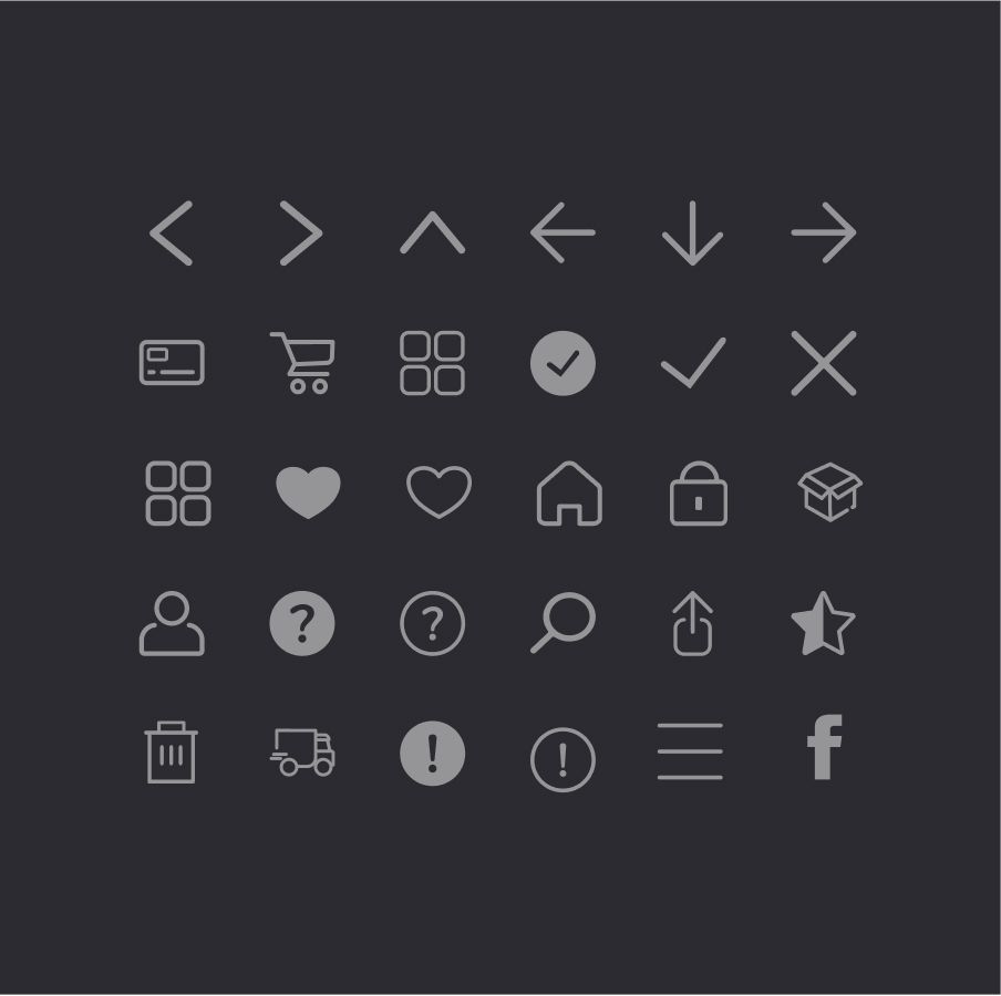 An image depicting: MIJO's icons..